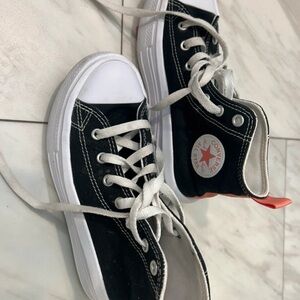 Converse Kids Black and White Sneakers